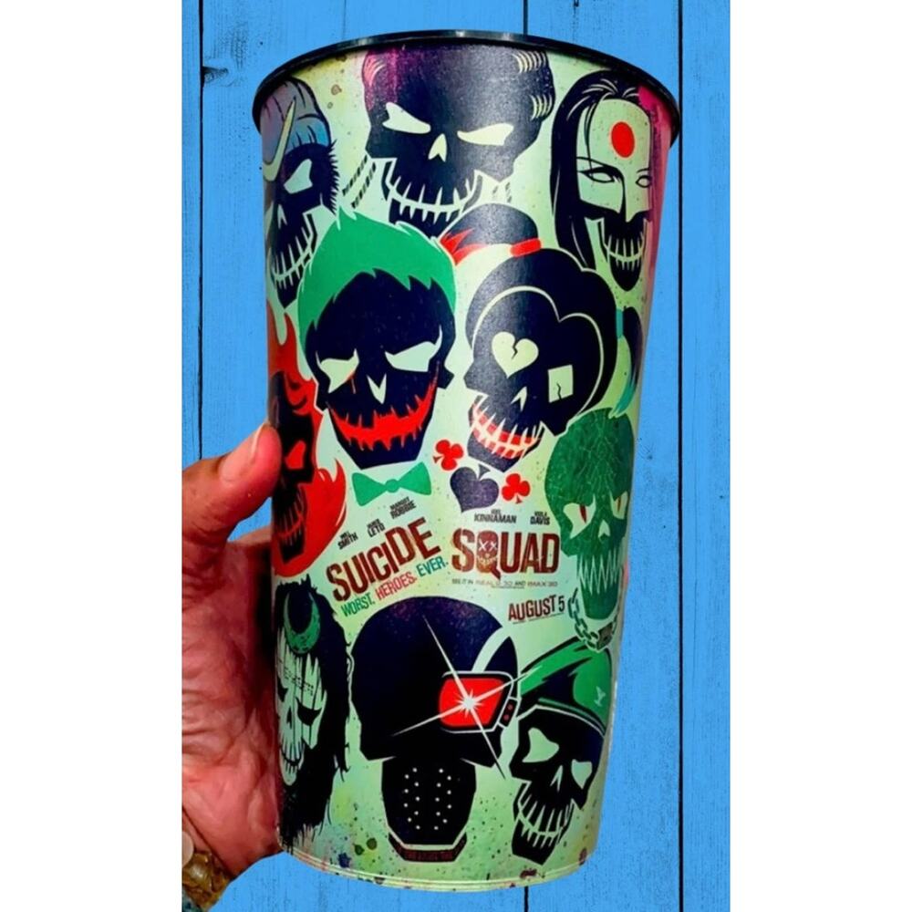 Suicide Squad XL Cup 7.5 inches Tall Cold Drink Promotional Superheroes DC Comic